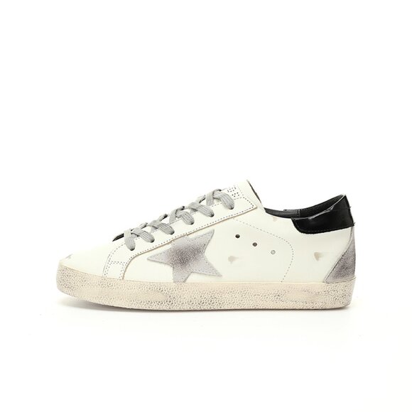 Golden Goose Shoes - Golden Goose Unisex Black Heel Panel Low - Top Sneakers